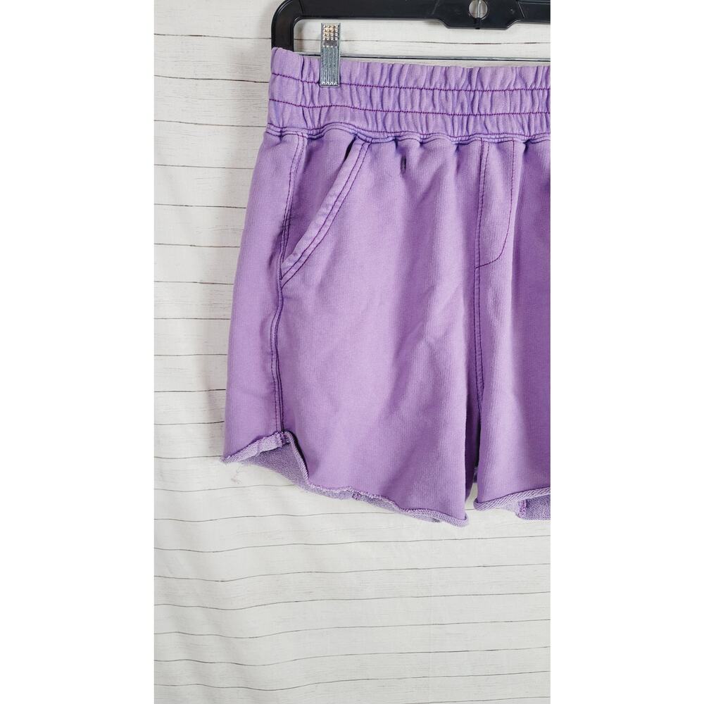 Free People / FP Movement All Star Solid Shorts in Washed Super Berry, sz Medium - Picture 3 of 12